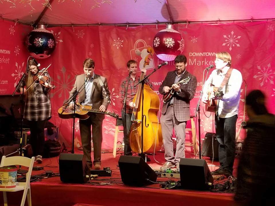 Split String Soup performing at Downtown Holiday Market, Washington, DC